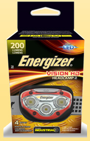 Energizer Headlamp 200 Lumens - HDBIN32E #HDBIN32E